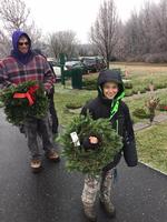 SC Bulldogs participating in Wreaths Across America